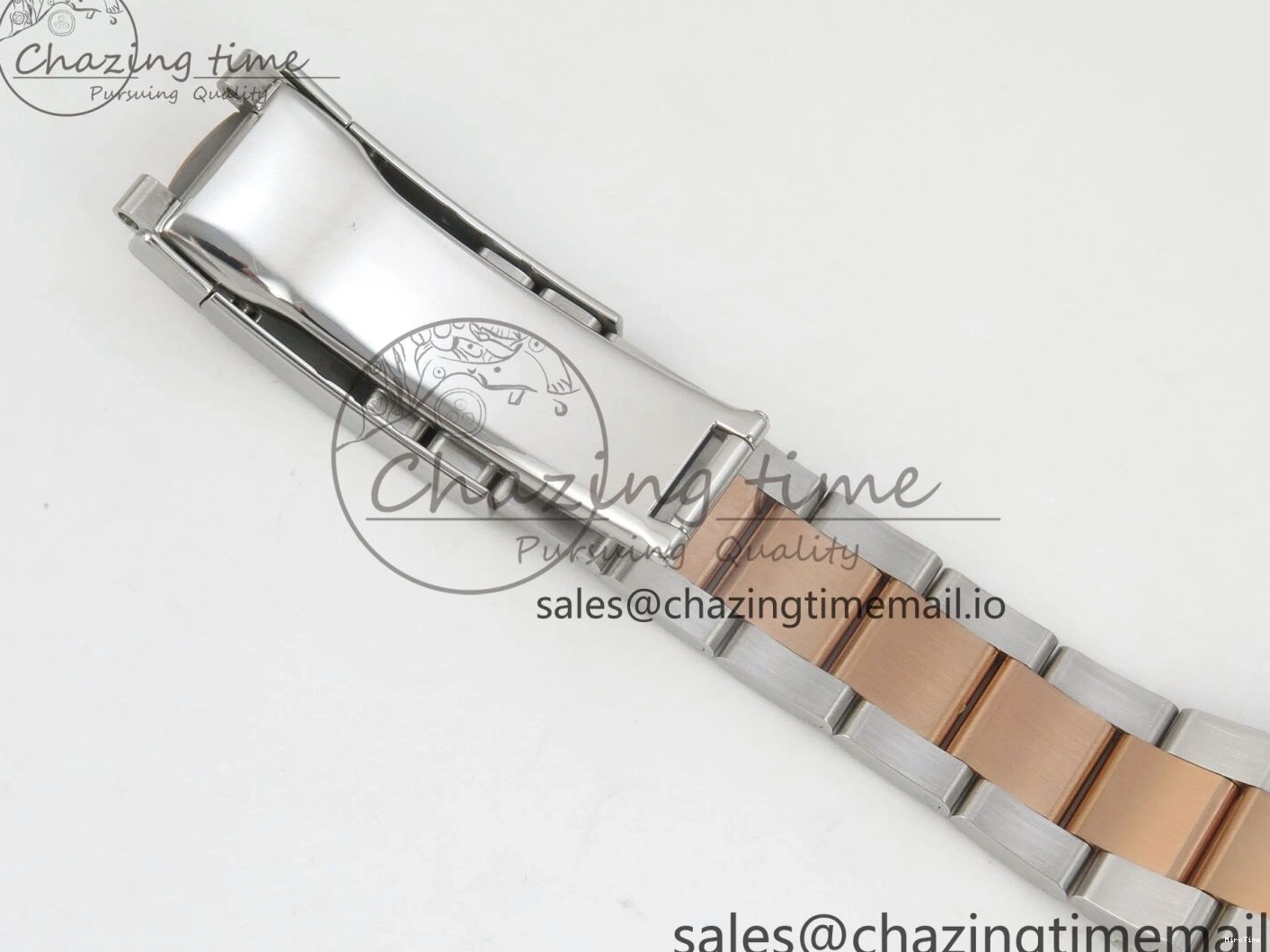 MiroTime 0426 FastDry DateJust 36 SS RG ARF 1:1 Best Edition 904L Steel White MOP Diamonds Dial on Oyster Bracelet SH 57